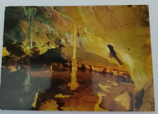 Cartolina d'epoca Toirano Grotta della Basura Il Salotto 10x15cm Viaggiata