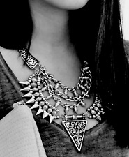  COLLANA ZARA ARGENTO SPIKE