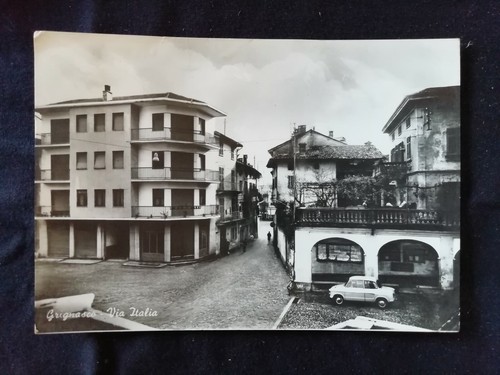 Cartolina grignasco via italia - grignasco,