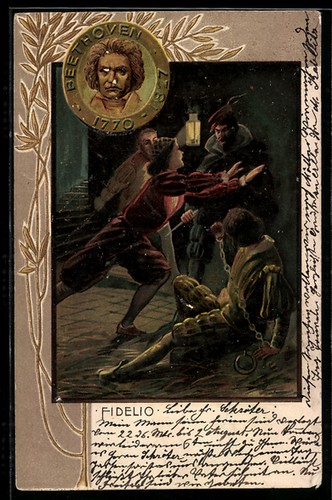 Litografia beethoven - litografia,