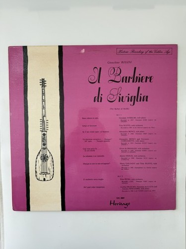 Rossini barbiere di - rossini,