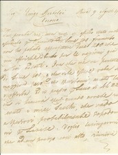 1843 RIVA DEL GARDA Giovanni ALNAIDER accetta some di frumento pesanti