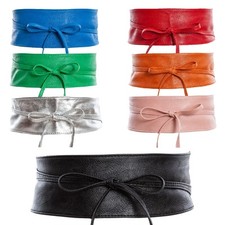 Cintura donna Obi stringivita fusciacca ecopelle fascia larga TOOCOOL ST-2087
