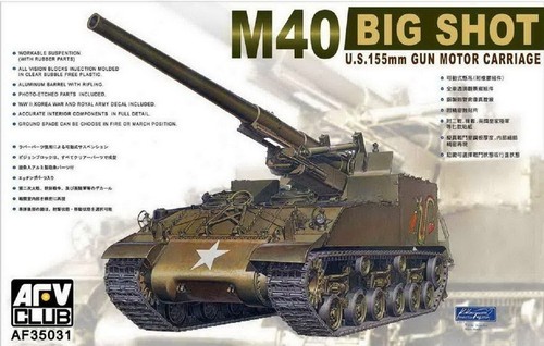Afv club m40 150mm gun - afv, u.s.m40