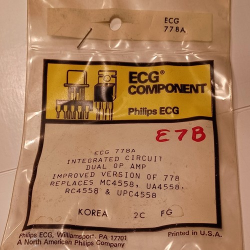 Ecg778a amplificatore - ecg778a,