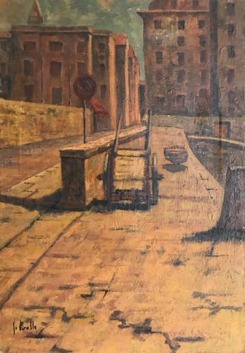 Dipinto olio tela - olio, giovanni