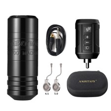 Kit Penna Rotante Nuove Cartucce Tatuaggio Macchina Batteria Wireless Alimentatore 