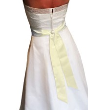 CREMA raso matrimonio abito