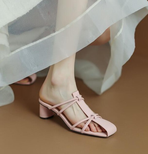Ciabatte donna pelle - , punta