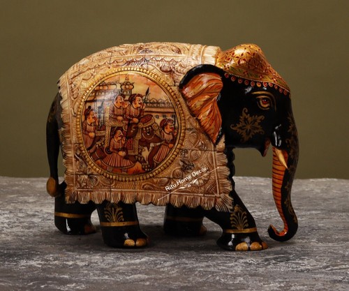 Statua elefante legno e - statua,