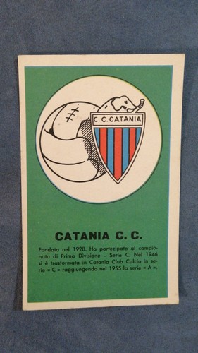 Cartolina ufficiale catania - cartolina,