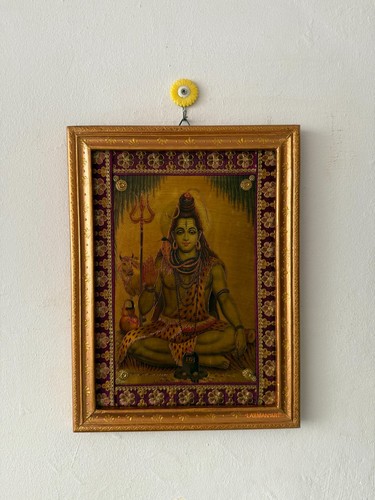 Vintage god shiva cornice - vintage,
