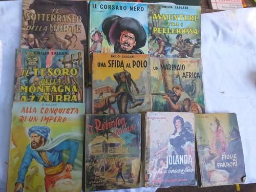 Lotto volumi emilio salgari - lotto,