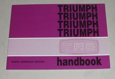 Manuale D'uso Triumph TR 6