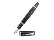 NUOVA PENNA STILOGRAFICA MONTBLANC BOHEME PIERRE NOIR 5049 RESINA BLACK...