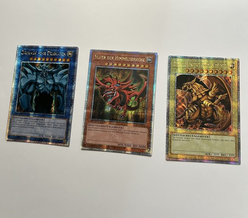 Carte tre dei egizi - yu-gi-oh,