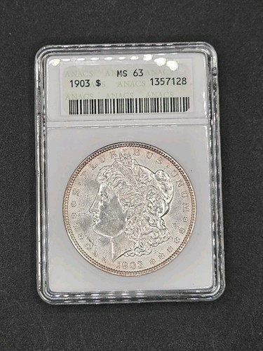 Dollaro morgan 1903 anacs - 1903, |