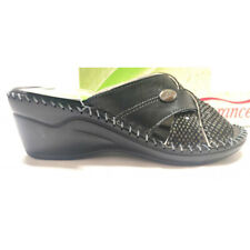 FLORANCE Scalzato sandalo Donna Vera Pelle pantofole ciabatte made italy a mano