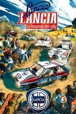 Poster Manifesto Locandina Pubblicitaria Automobili Lancia Rally Stampa 40x50 Cm