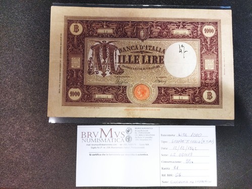 Regno italia lire - regno, 1.000