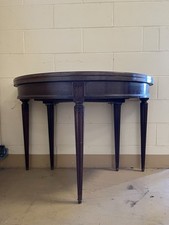 Tavolo  Mezza Luna Luigi XVI Mogano Allungabile