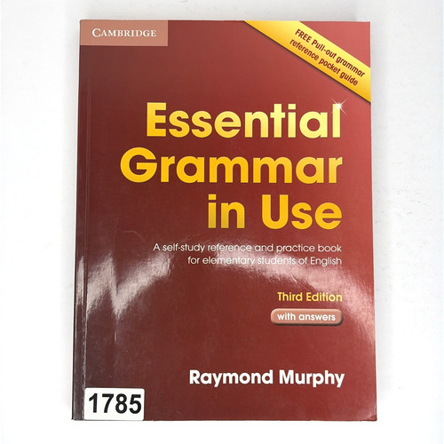 Essential grammar use with - in,