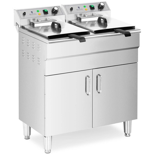 Friggitrice elettrica doppia - friggitrice,
