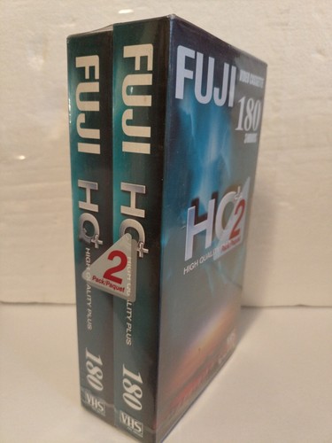 Vhs videocassette fuji 180 - videocassette,