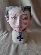 VASO SCULTURA  CERAMICA ULISSE