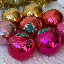 Set 8 palline di Natale