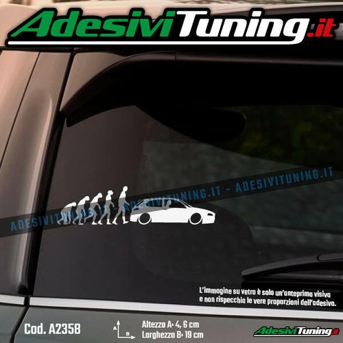 Adesivo omini evoluzione uomo - adesivo,