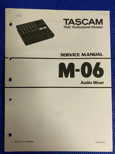 Teac m06 mixer audio - m06,