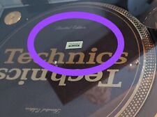 Etichetta Coperchio Giradischi Technics 1200 LTD GLD
