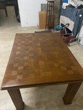 antico tavolo in rovere a