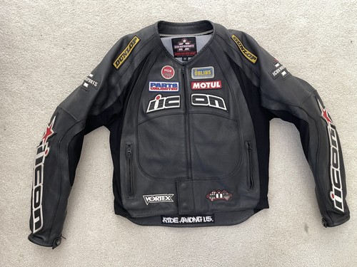 Icon racing logo embroidered - icon,