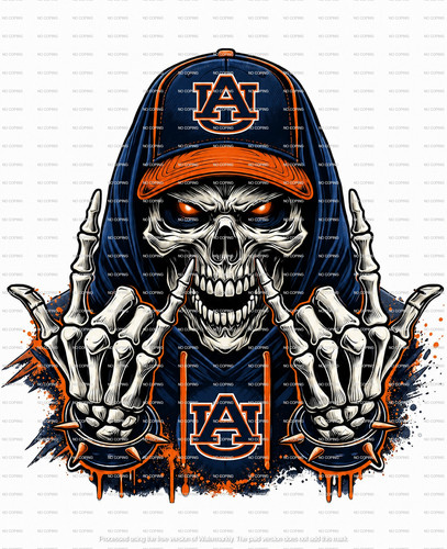 Adesivo decalcomania auburn - adesivo,