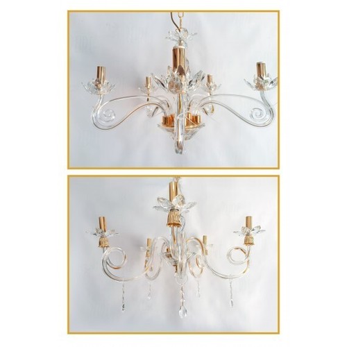 Lampadario luci flower - lampadario, 5