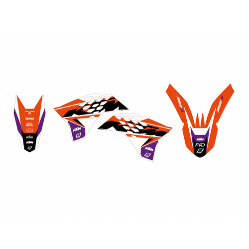 Kit adesivi grafiche ktm exc - kit,