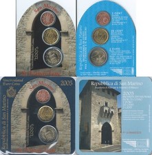 2 Euro FDC in blister coincard - San Marino 2005 - con 5 e 20 centesimi