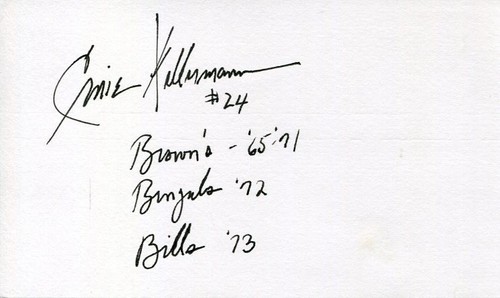 Autografo firmato ernie - firmato,