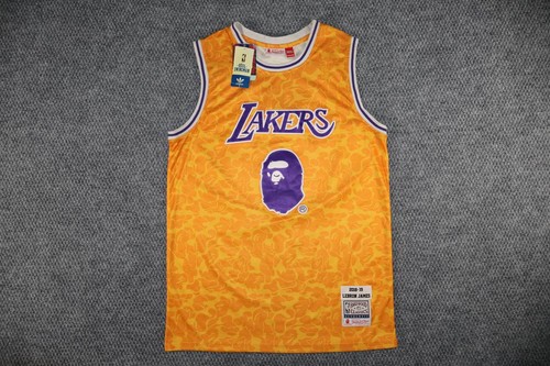 Maglia bape mitchell ness - x,