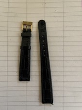 fibbia eberhard dorata 10mm cinturino 14mm vintage spare repair watch