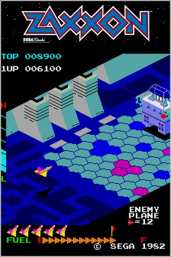 Zaxxon 1982 arcade - 1982, tendone