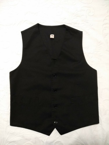 Gilet nero cameriere - nero,