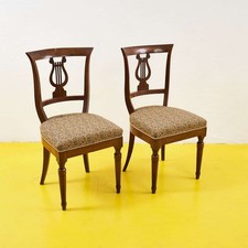 antica coppia di sedie in