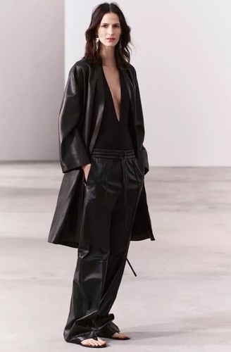 Cappotto zara 100 pelle di - 100%,
