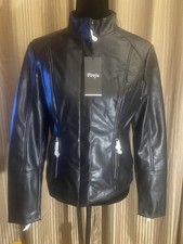 Pooju Black Faux Leather