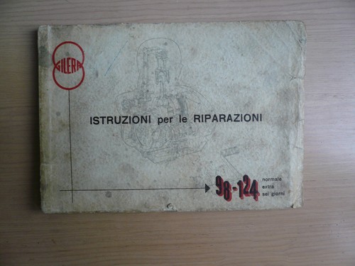 Gilera 124 istruzioni - gilera, 124,