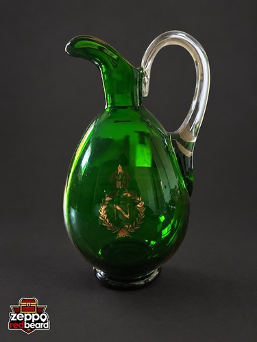 Brocca vintage vetro verde - verde, n