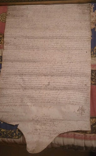 Antico manoscritto - , su